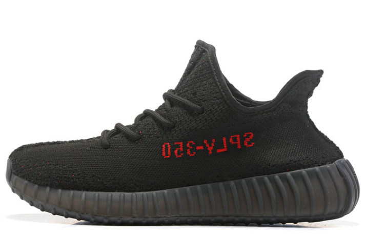 Кроссовки Adidas Yeezy Boost SPLY 350 V2 Bred Black Red CP9652 черные