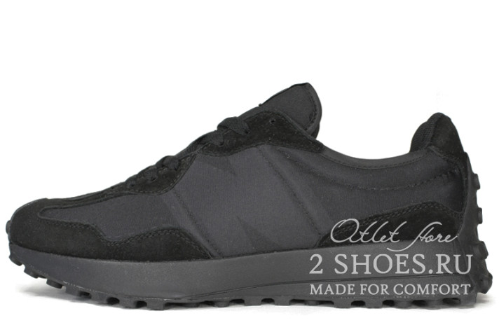 Кроссовки New Balance 327 Black Triple  черные