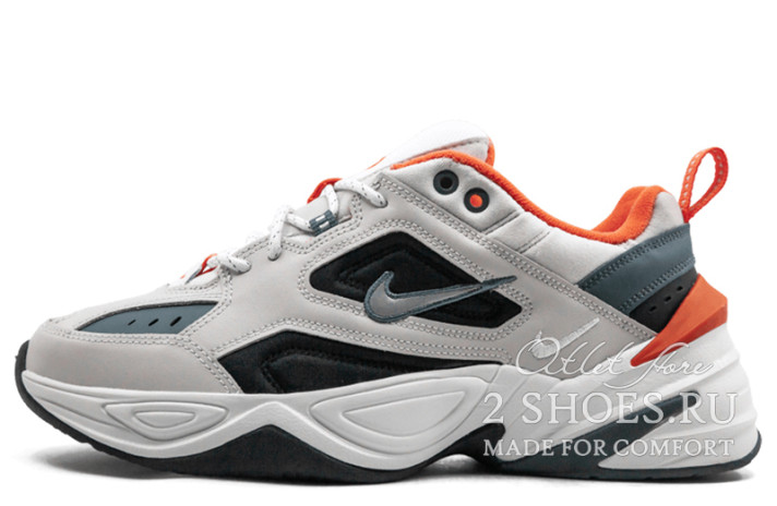 Кроссовки Nike M2K Tekno Winter Light Bone Turf Orange  серые