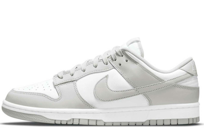 Кроссовки Nike Dunk SB Low Winter Grey Fog  белые, серые, кожаные