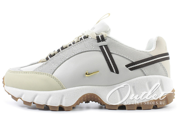 Кроссовки Nike Air Humara Jacquemus Light Bone Gold DR0420-001 серые