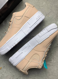 Кроссовки Nike Air Force 1 Pixel Particle Beige живое фото 1